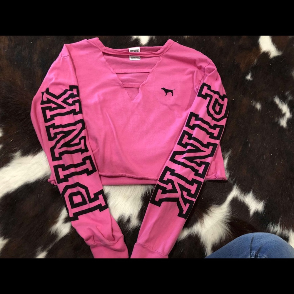 PINK - long sleeve top